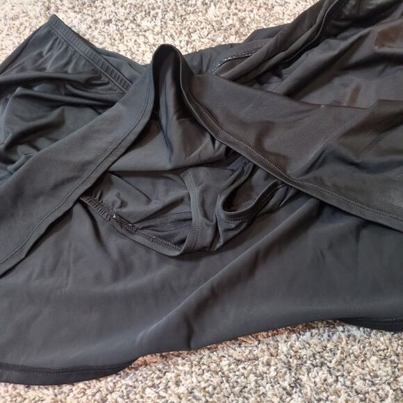 Lane Bryant Tankini Swim Top and Skirt Black White size 40 DD Women's - Picture 2 of 11